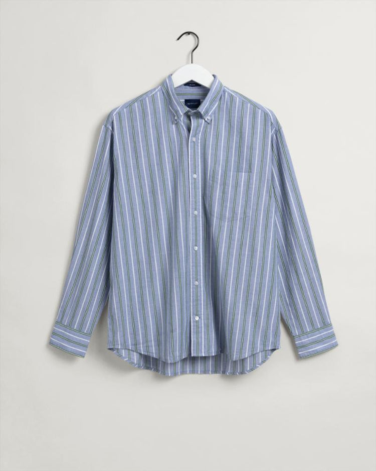 Gant Apparel Mens REL FIL A FIL SHIRT BD 436/COLLEGE BLUE