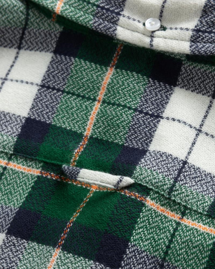 Gant Apparel Mens REL TEXTURE CHECK SHIRT BD 338/FOREST GREEN