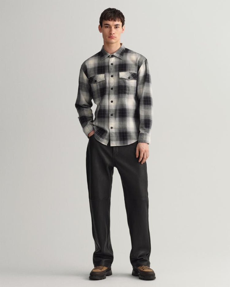 Gant Apparel Mens REL SHADOW CHECK SHIRT 5/BLACK