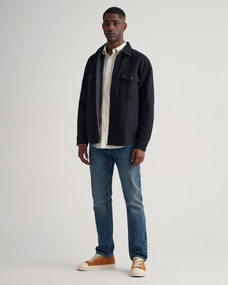 Gant Apparel Mens REG JASPE GINGHAM SHIRT 130/CREAM