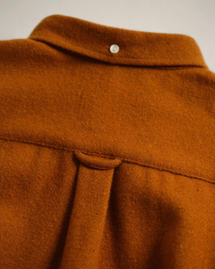 Gant Apparel Mens W. REL WOOL SHIRT 252/COGNAC