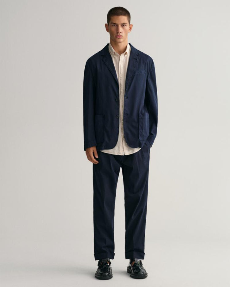 Gant Apparel Mens REG LINEN STRIPE SS SHIRT 277/DRY SAND