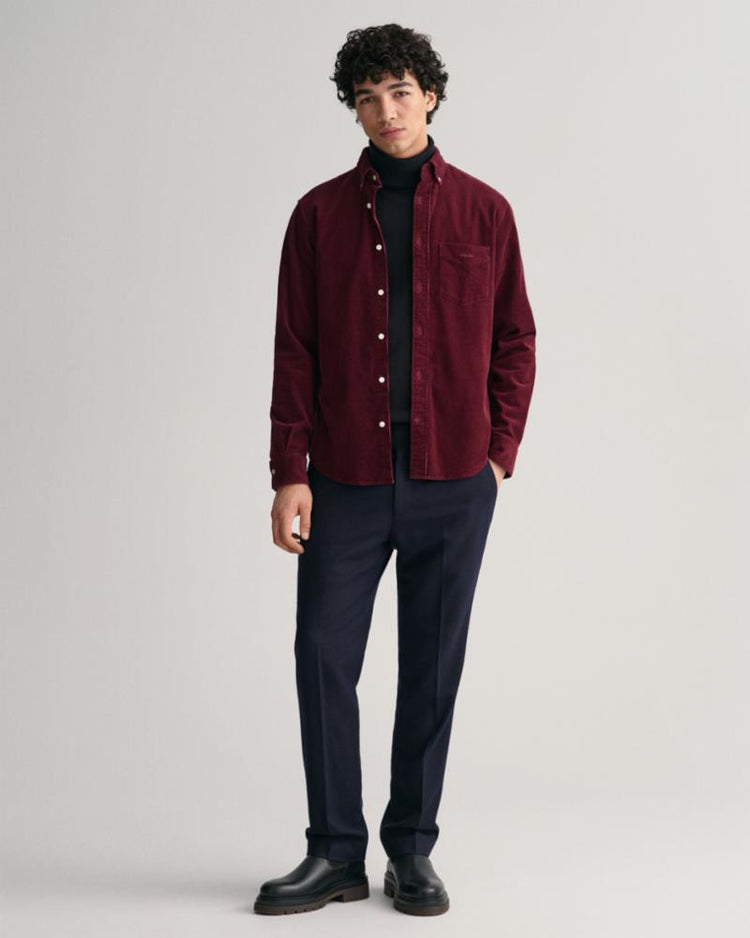 Gant Apparel Mens REG UT CORDUROY SHIRT 644/RED SHADOW