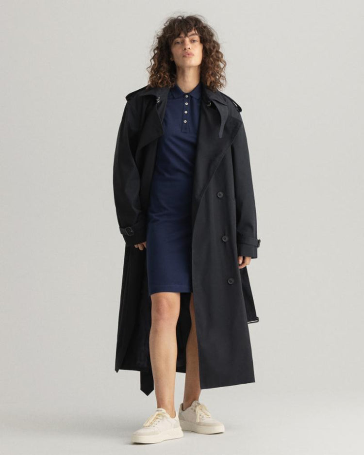 Gant Apparel Womens ORIGINAL PIQUE SS DRESS 433/EVENING BLUE