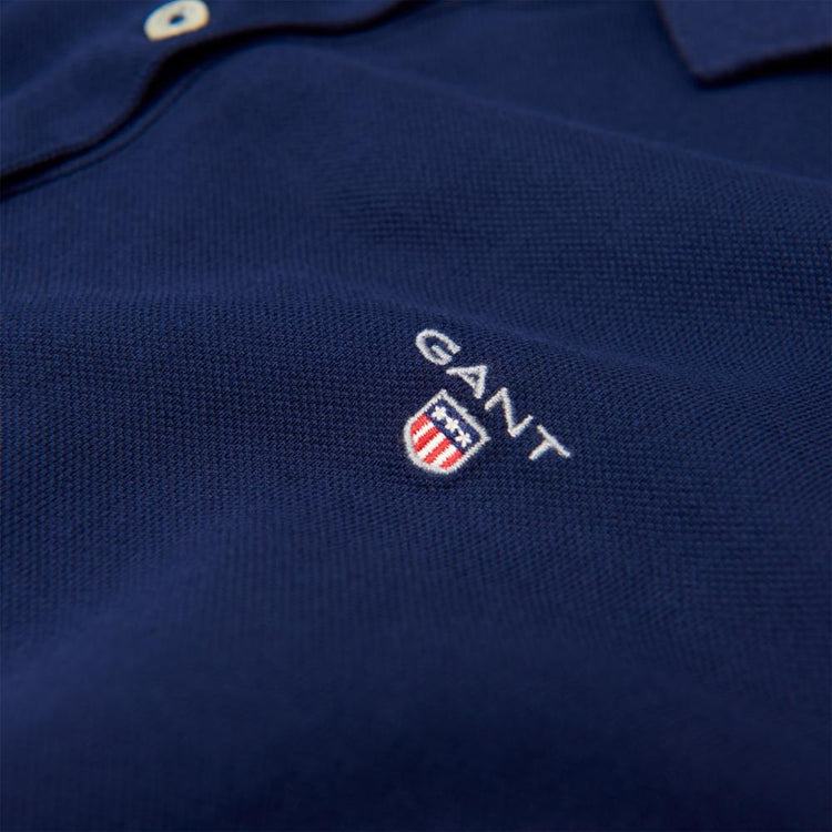 Gant Apparel Womens ORIGINAL PIQUE SS DRESS 433/EVENING BLUE