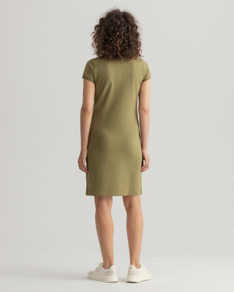 Gant Apparel Womens ORIGINAL PIQUE SS DRESS 333/UTILITY GREEN