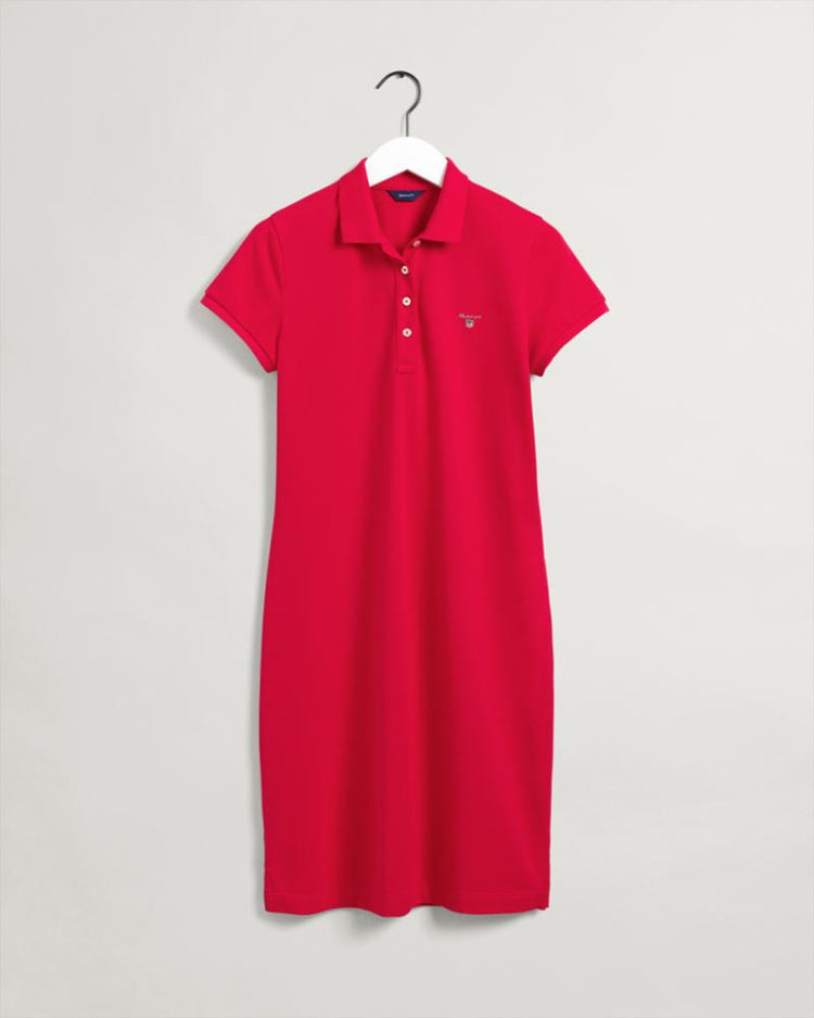 Gant Apparel Womens ORIGINAL PIQUE SS DRESS 666/SUNSET PINK