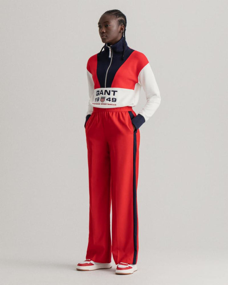 Gant Apparel Womens WB WOOL BLEND STRAIGHT SLACK 620/BRIGHT RED