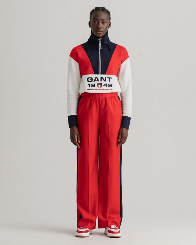 Gant Apparel Womens WB WOOL BLEND STRAIGHT SLACK 620/BRIGHT RED