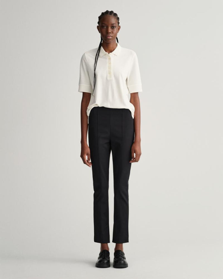Gant Apparel Womens PIN TUCK SLACK 19/EBONY BLACK