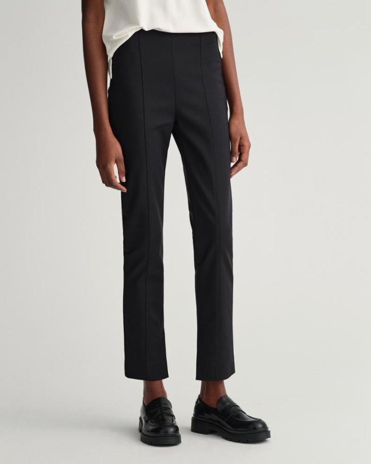 Gant Apparel Womens PIN TUCK SLACK 19/EBONY BLACK