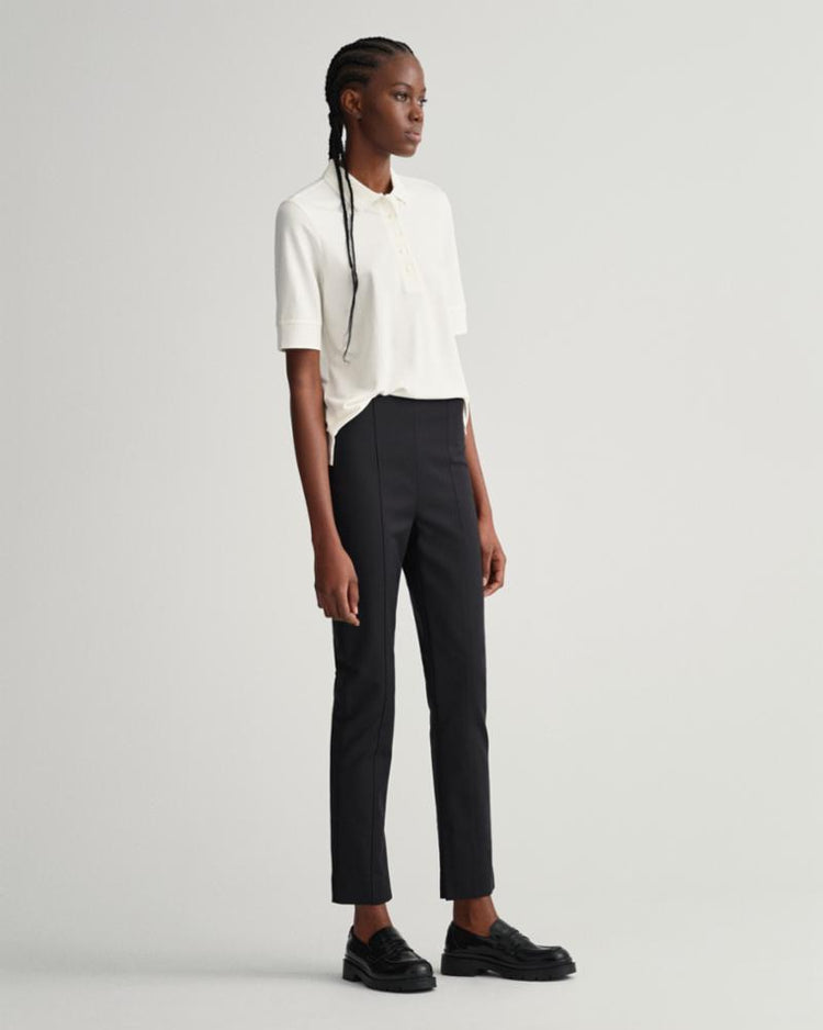 Gant Apparel Womens PIN TUCK SLACK 19/EBONY BLACK