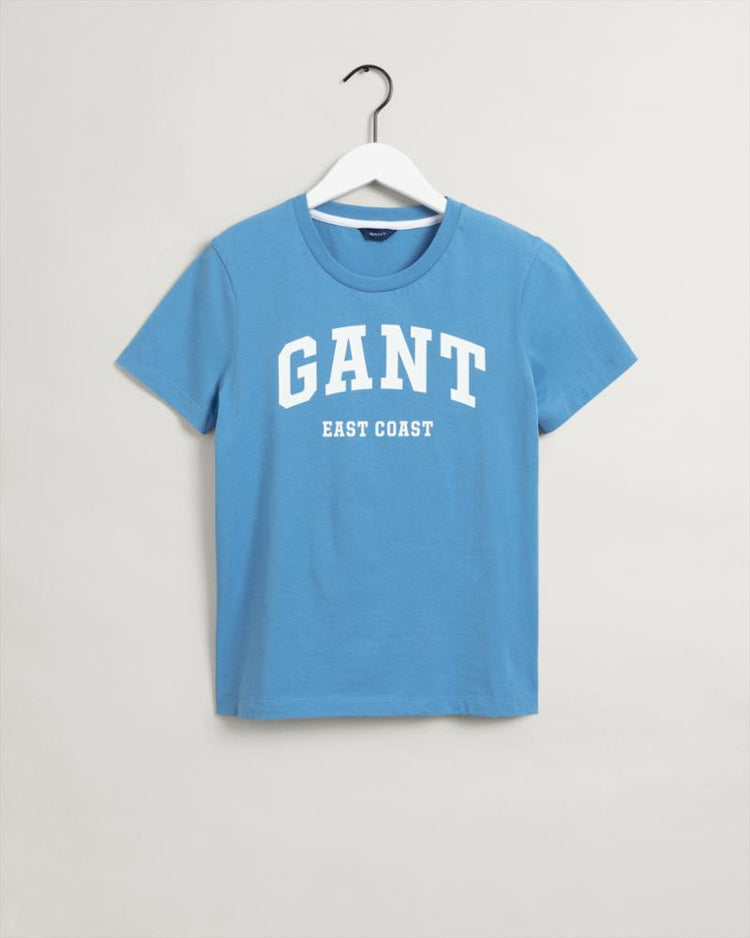 Gant Apparel Womens MD. GANT SS T-SHIRT 469/SILVER LAKE BLUE