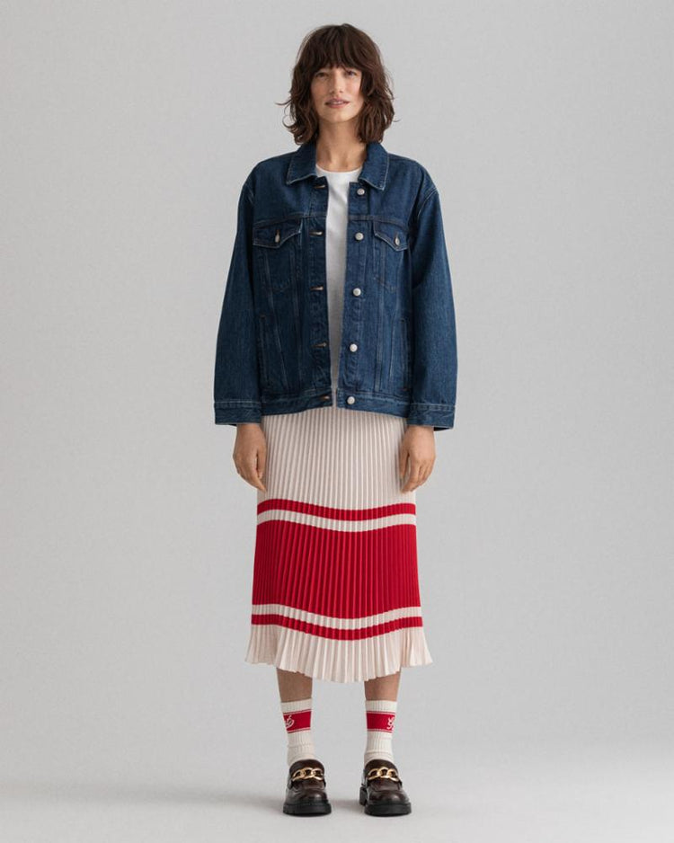 Gant Apparel Womens RETRO SHIELD T-SHIRT 110/WHITE