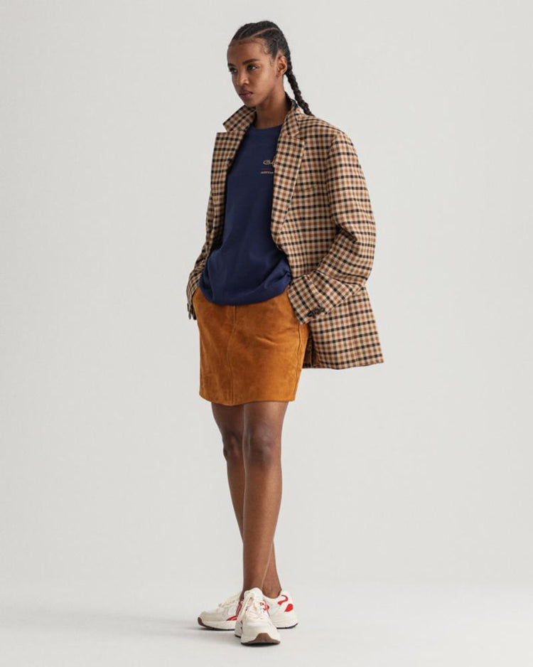 Gant Apparel Womens ARCHIVE SHIELD SS T-SHIRT 433/EVENING BLUE