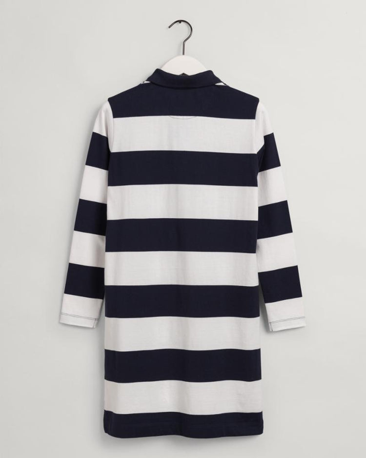 Gant Apparel Womens BANNER SHIELD POLO DRESS 433/EVENING BLUE