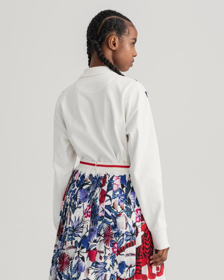 Gant Apparel Womens TIGRESS STRIPE HEAVY RUGGER 113/EGGSHELL