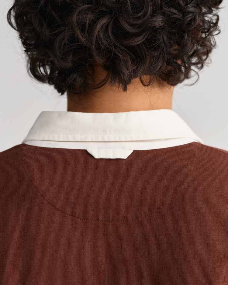 Gant Apparel Womens GANT USA HEAVY RUGGER 276/COCOA BEAN