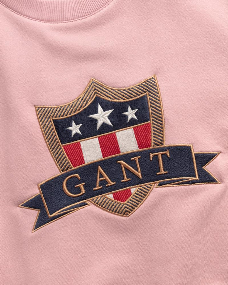 Gant Apparel Womens GANT BANNER SHIELD SWEAT 659/SUMMER ROSE
