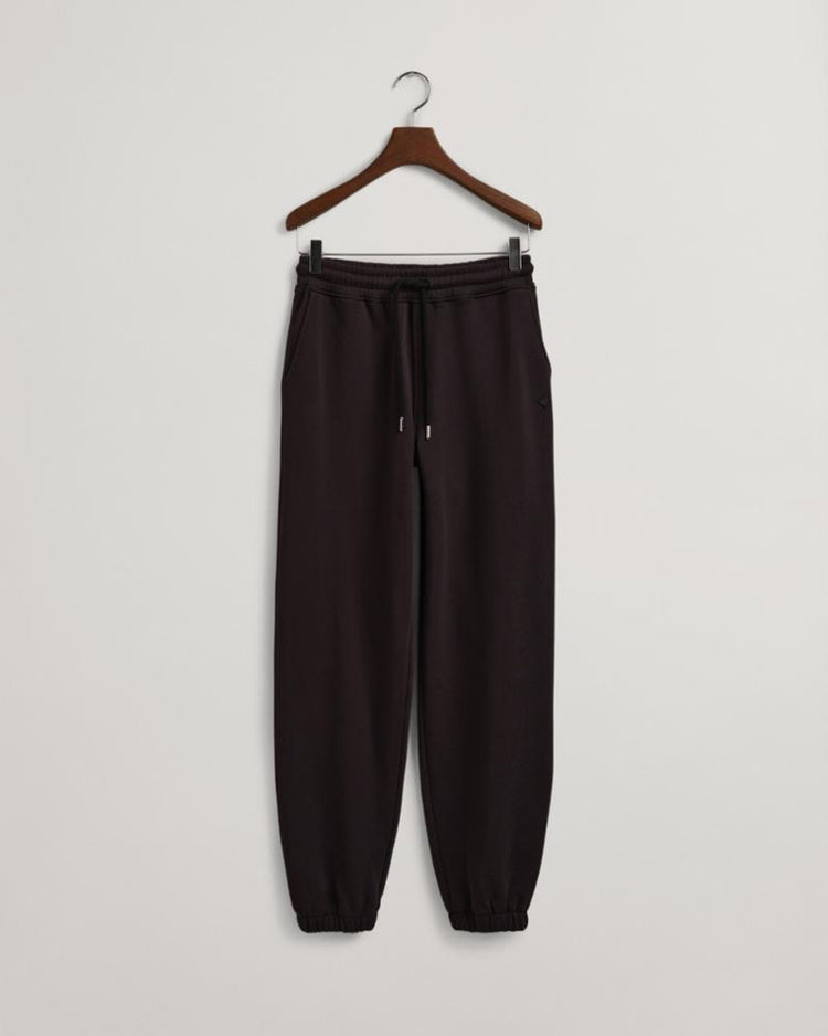 Gant Apparel Womens REL ICON G ESSENTIAL PANTS 19/EBONY BLACK