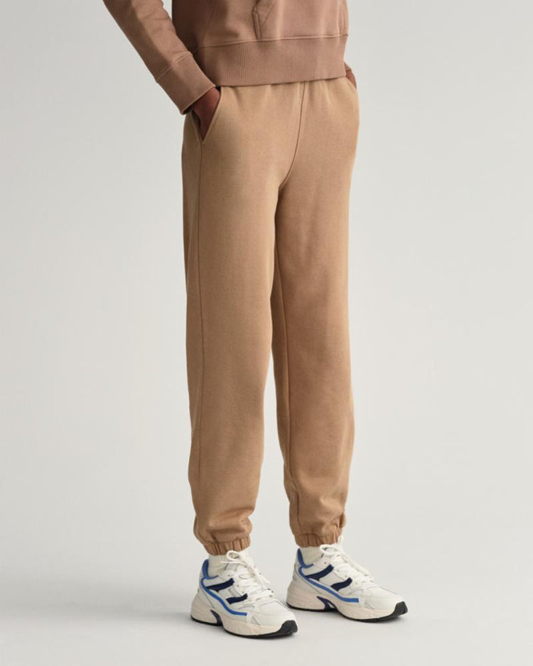 Gant Apparel Womens REL ICON G ESSENTIAL PANTS 247/MOLE BROWN