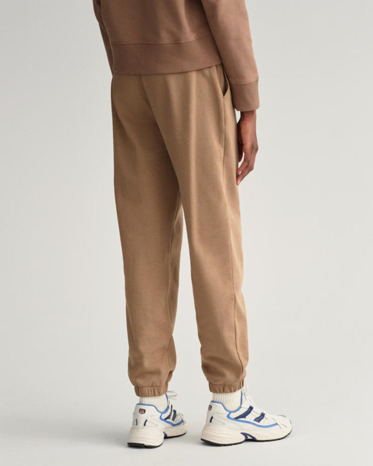 Gant Apparel Womens REL ICON G ESSENTIAL PANTS 247/MOLE BROWN