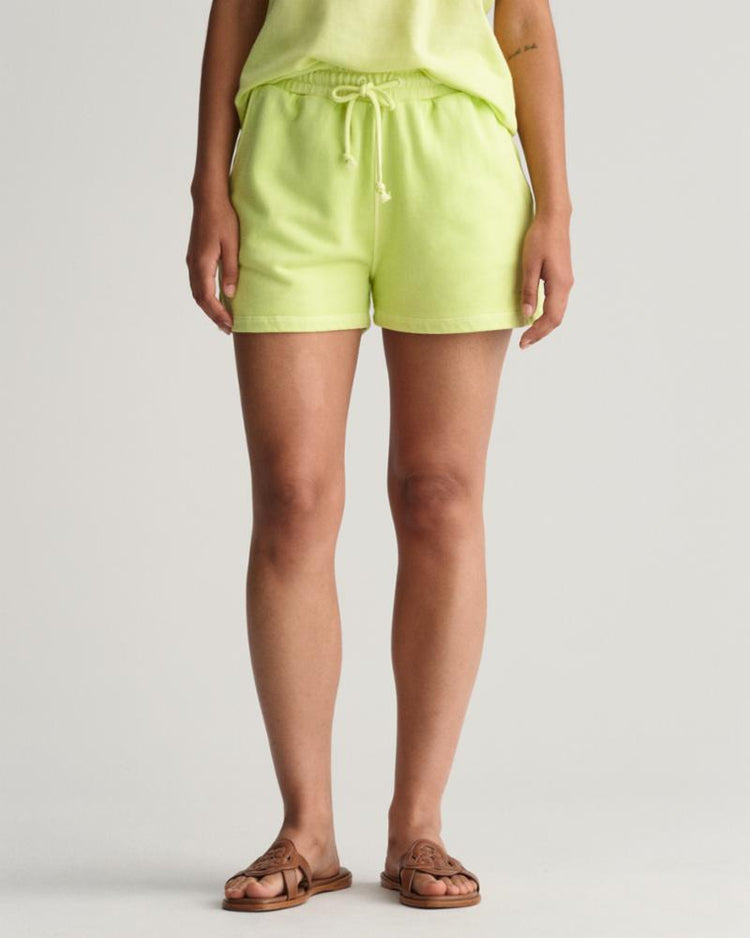 Gant Apparel Womens REL SUNFADED SHORTS 320/PASTEL LIME