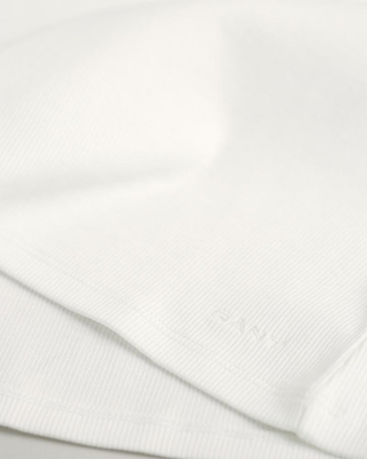 Gant Apparel Womens RIB TANK TOP 110/WHITE