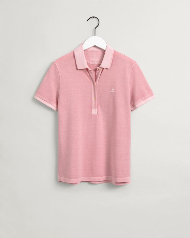 Gant Apparel Womens D2. SUNFADED SS POLO PIQUE 614/PREPPY PINK