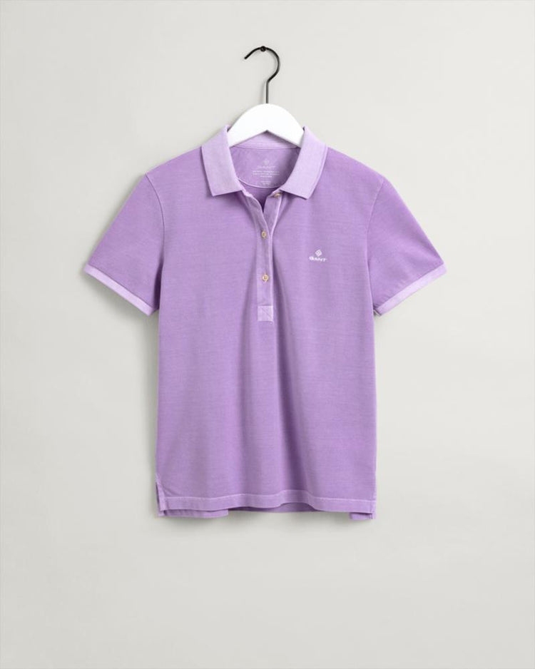 Gant Apparel Womens D2. SUNFADED SS POLO PIQUE 519/CROCUS PURPLE