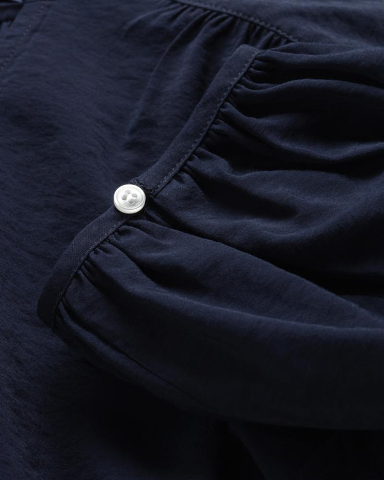 Gant Apparel Womens POP OVER BLOUSE 409/CLASSIC BLUE