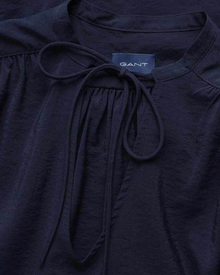 Gant Apparel Womens POP OVER BLOUSE 409/CLASSIC BLUE