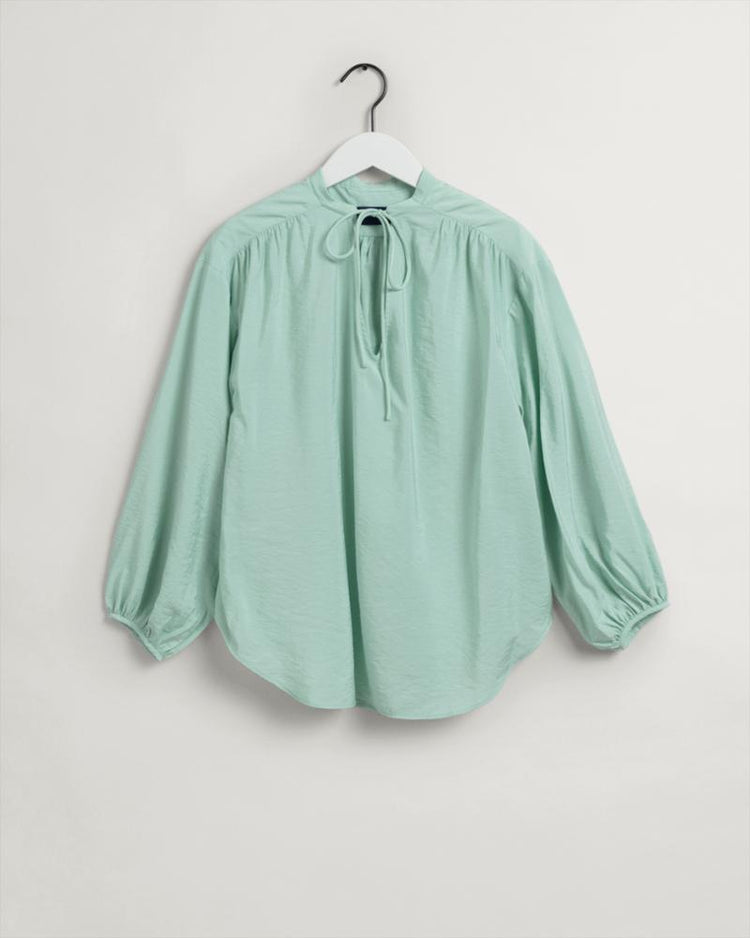 Gant Apparel Womens POP OVER BLOUSE 334/PORCELAIN GREEN