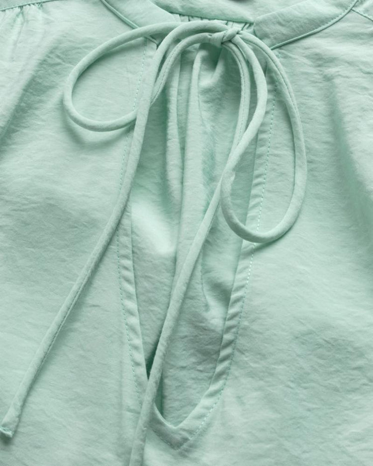 Gant Apparel Womens POP OVER BLOUSE 334/PORCELAIN GREEN