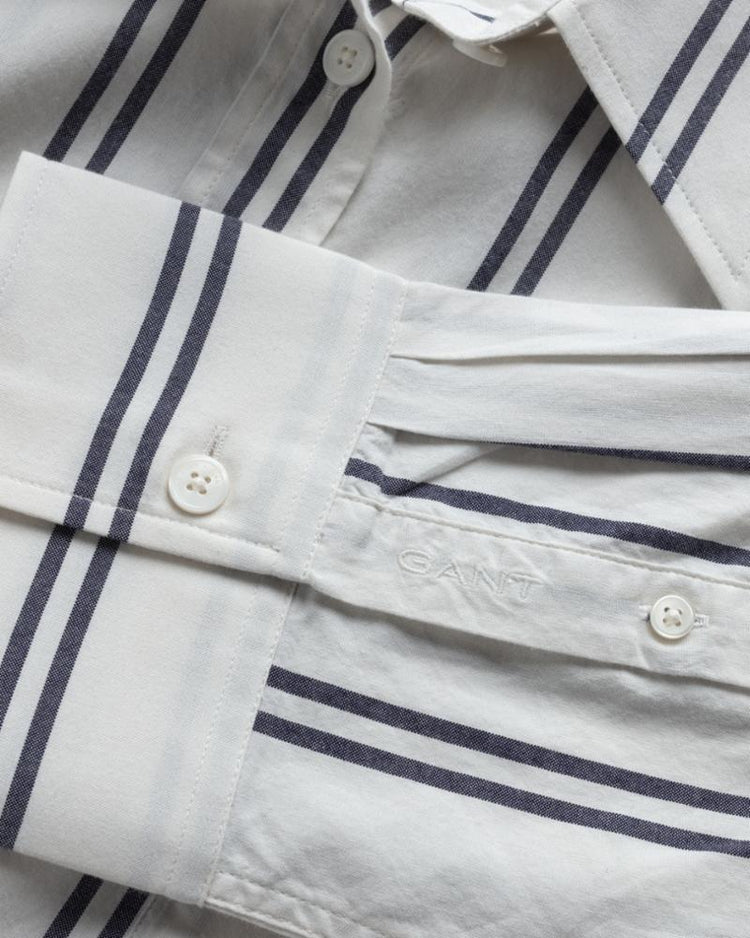 Gant Apparel Womens OS STRIPE SHIRT 409/CLASSIC BLUE