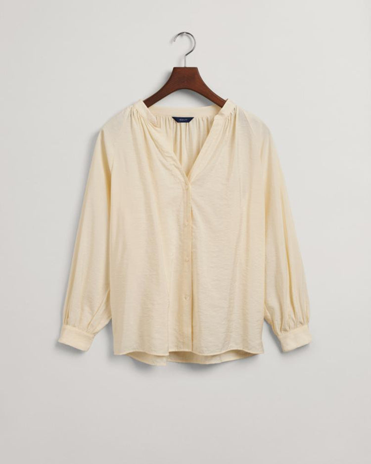 Gant Apparel Womens STAND COLLAR BLOUSE 116/LINEN