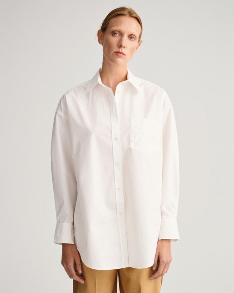 Gant Apparel Womens OS SHIRT 110/WHITE