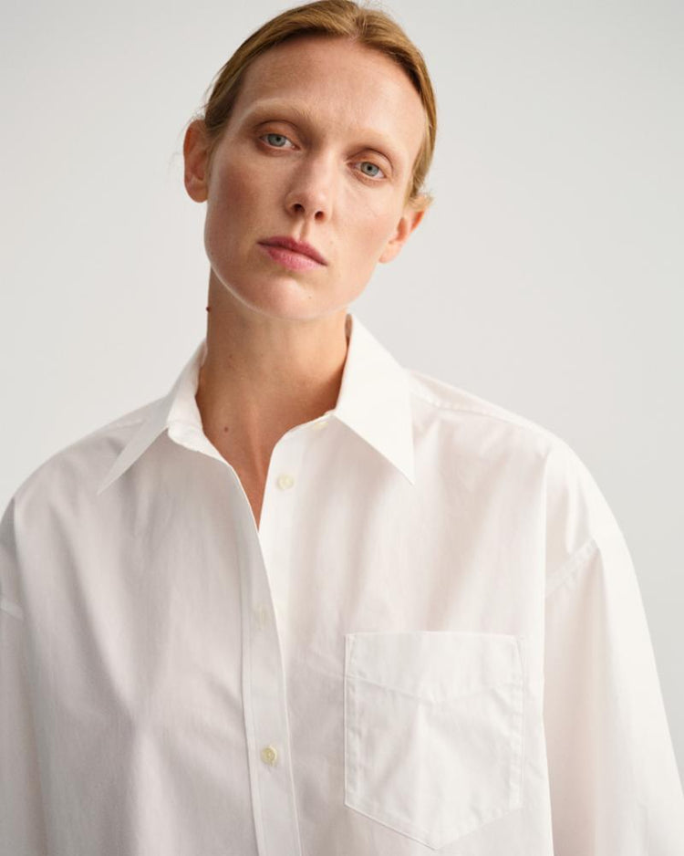 Gant Apparel Womens OS SHIRT 110/WHITE