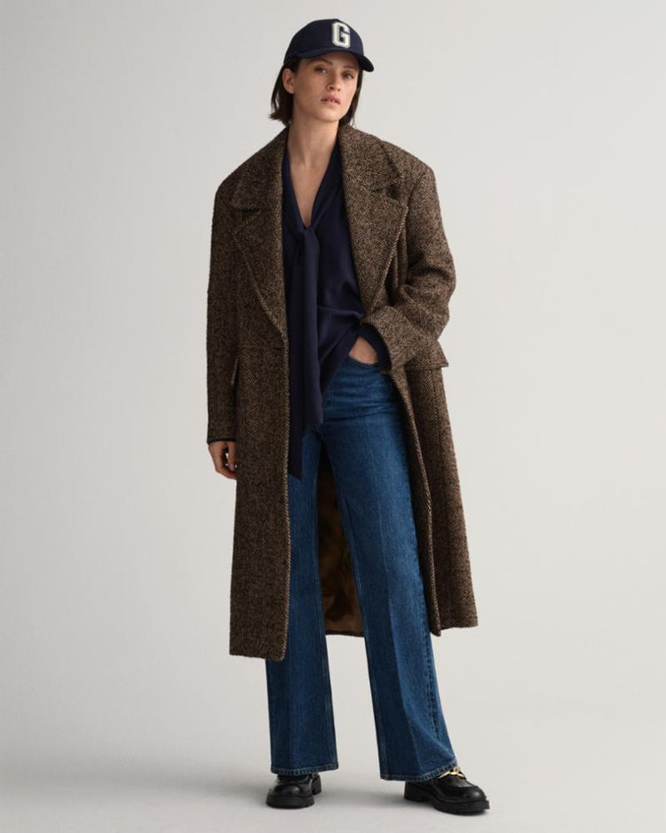 Gant Apparel Womens BOW BLOUSE 433/EVENING BLUE