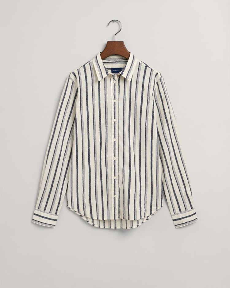 Gant Apparel Womens REG ROPE PRINT COT VOILE 433/EVENING BLUE