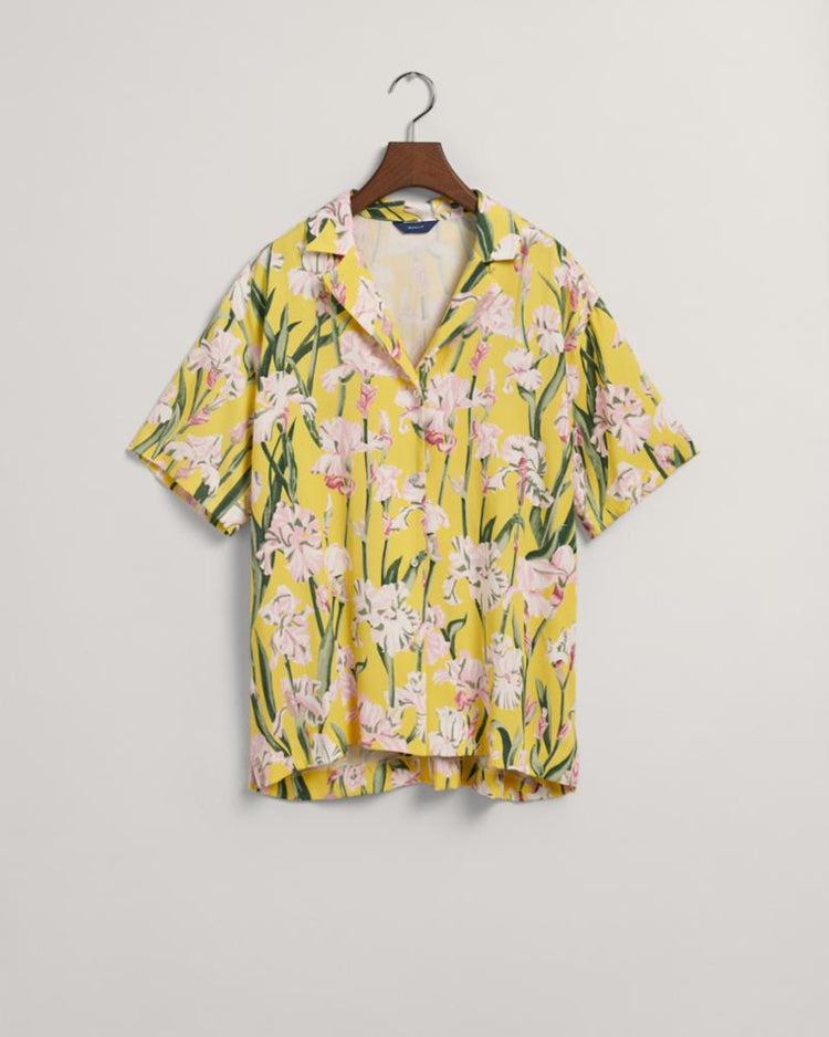 Gant Apparel Womens REL IRIS PRINT SS PYJAMA SHIRT 723/CANARY YELLOW