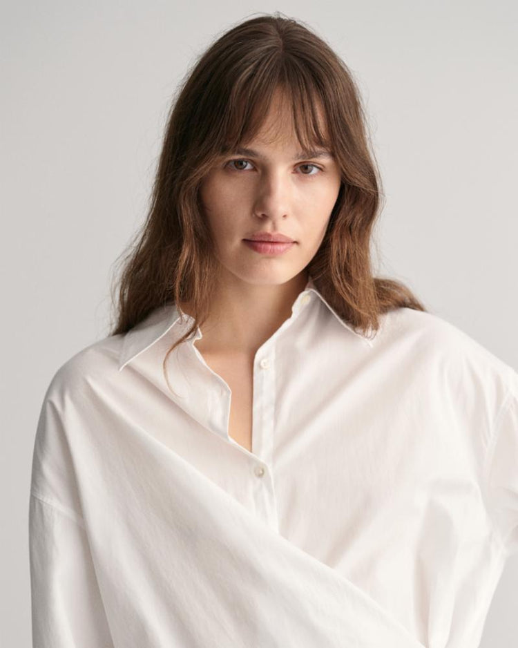 Gant Apparel Womens OS WRAP SHIRT 110/WHITE