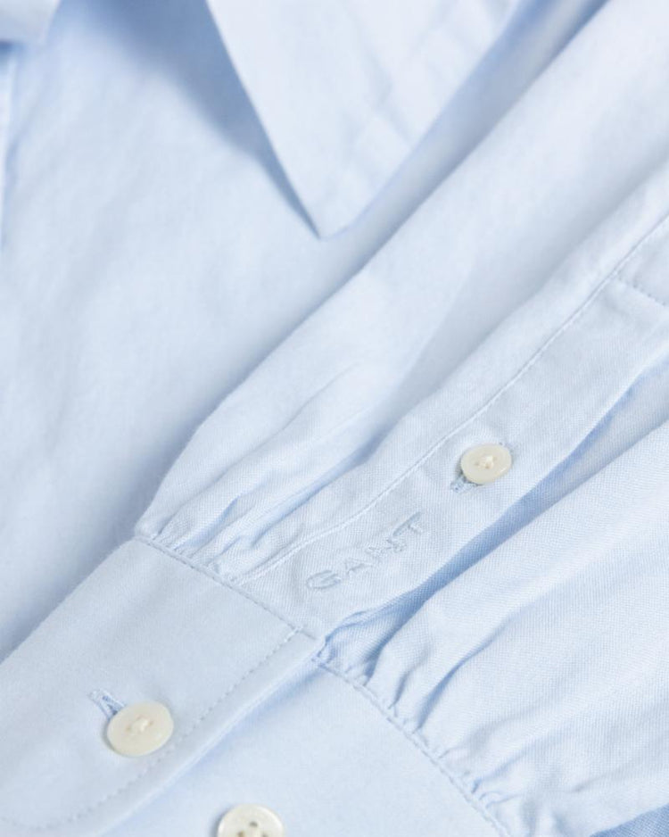 Gant Apparel Womens BOW OXFORD PUFF SHIRT 420/HAMPTONS BLUE