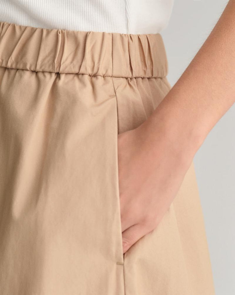 Gant Apparel Womens LIGHTWEIGHT CHINO SKIRT 248/DARK KHAKI