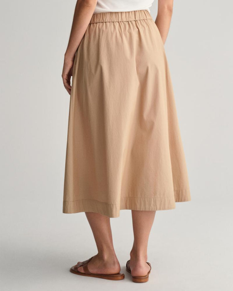 Gant Apparel Womens LIGHTWEIGHT CHINO SKIRT 248/DARK KHAKI