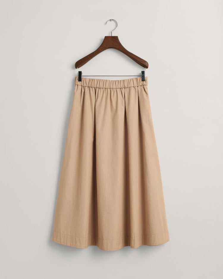 Gant Apparel Womens LIGHTWEIGHT CHINO SKIRT 248/DARK KHAKI