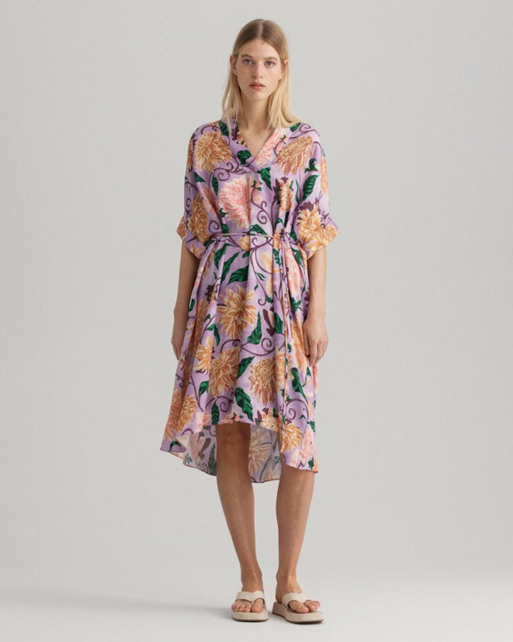 Gant Apparel Womens DAHLIA PRINT DRESS 519/CROCUS PURPLE