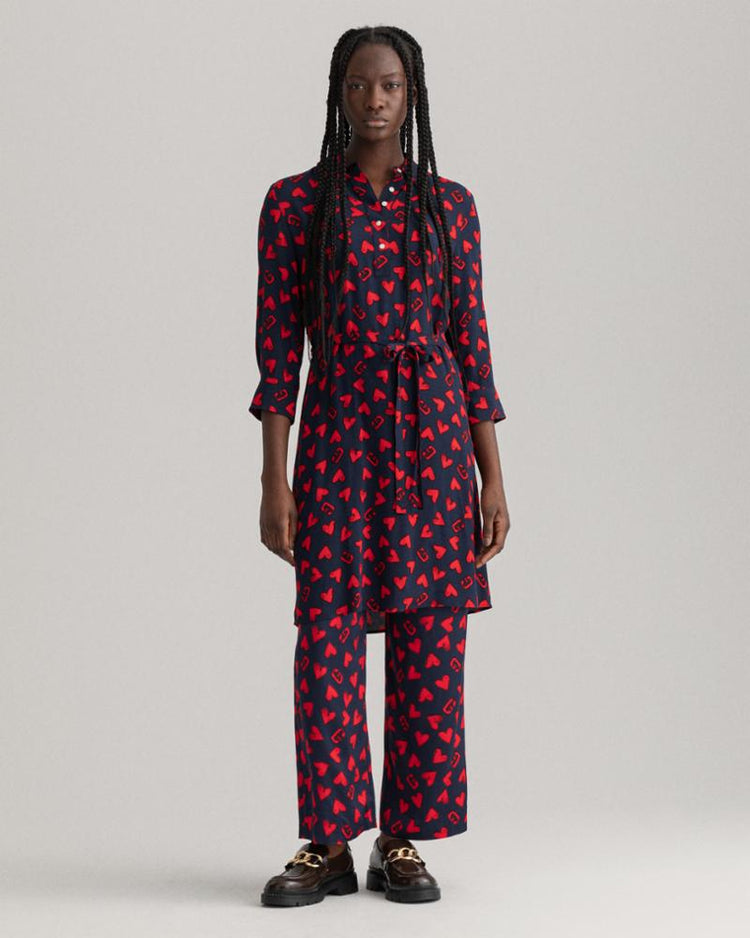 Gant Apparel Womens CV. COLLEGIATE HEART DRESS 409/CLASSIC BLUE