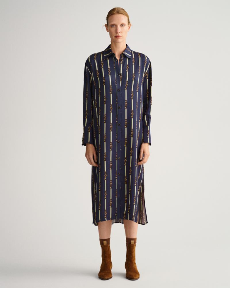 Gant shirt 2025 dress nouget tan