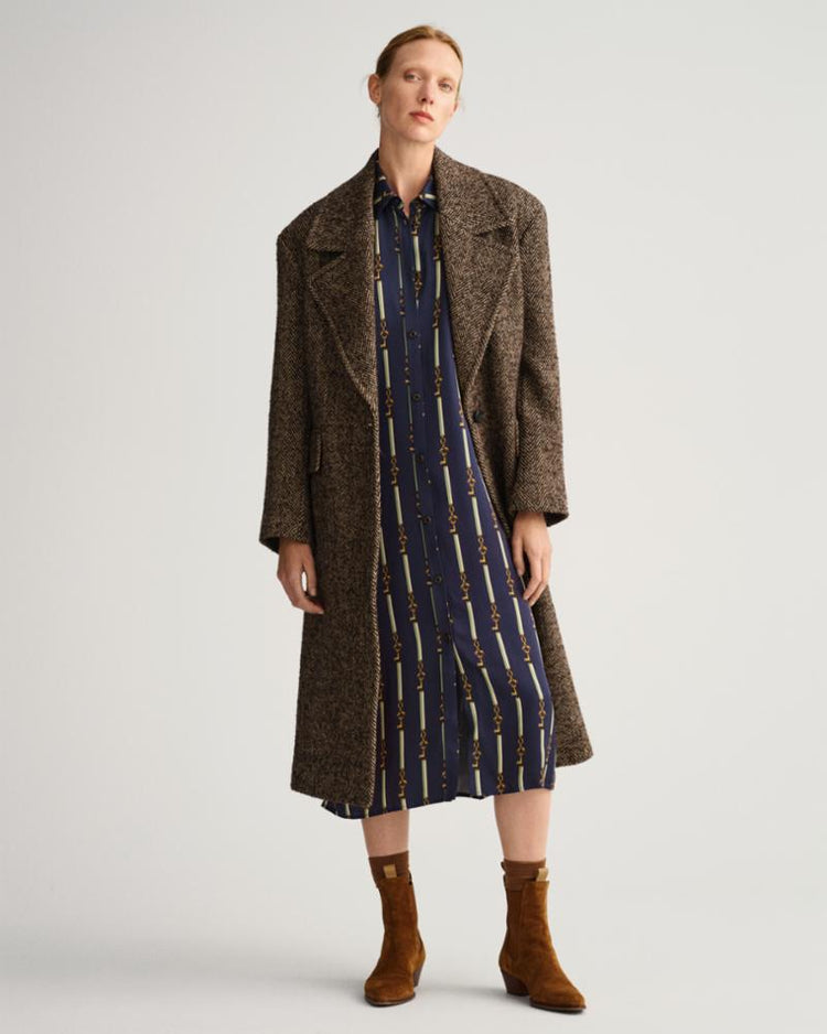 Gant Apparel Womens AMERICAN LUXE SHIRT DRESS 433/EVENING BLUE